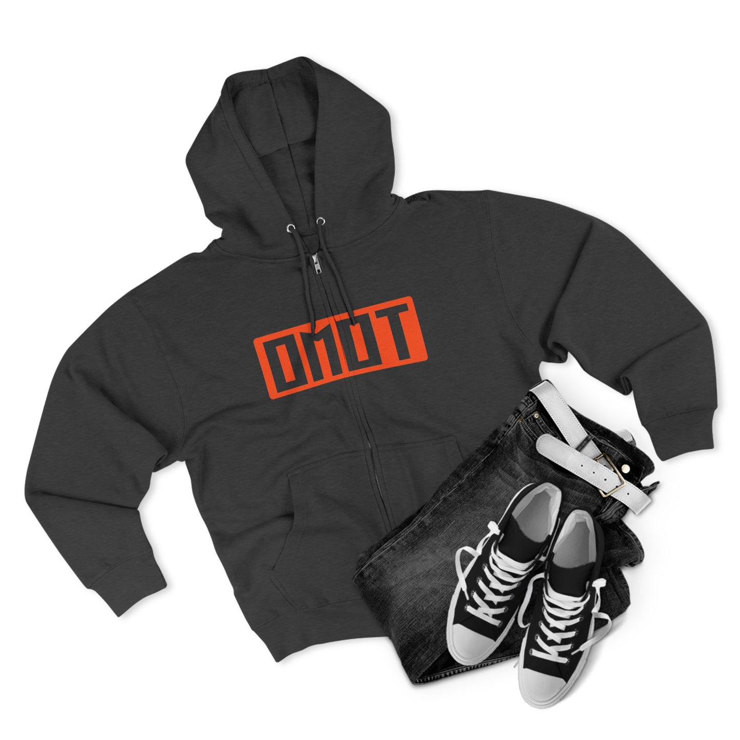 OMOT Street Style Unisex Zip Hoodie