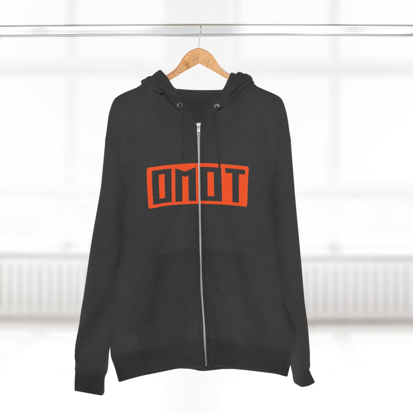 OMOT Street Style Unisex Zip Hoodie