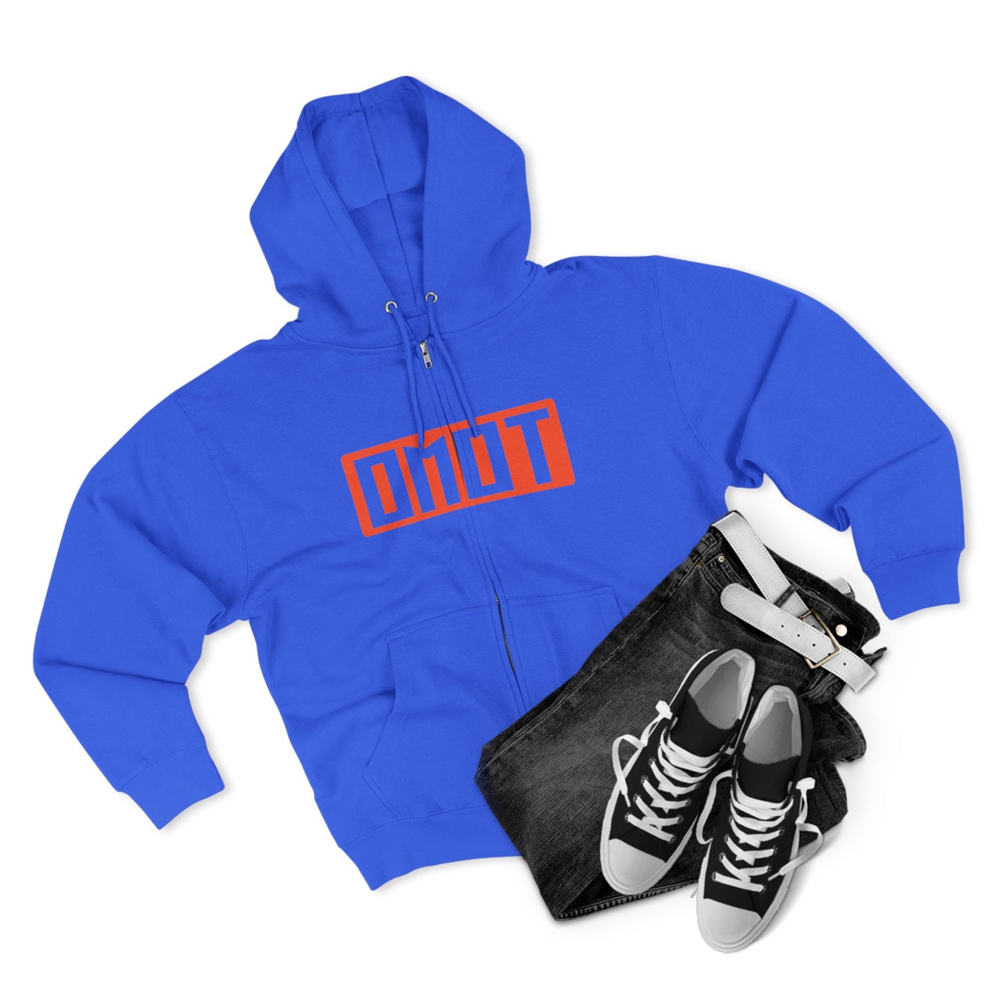 OMOT Street Style Unisex Zip Hoodie