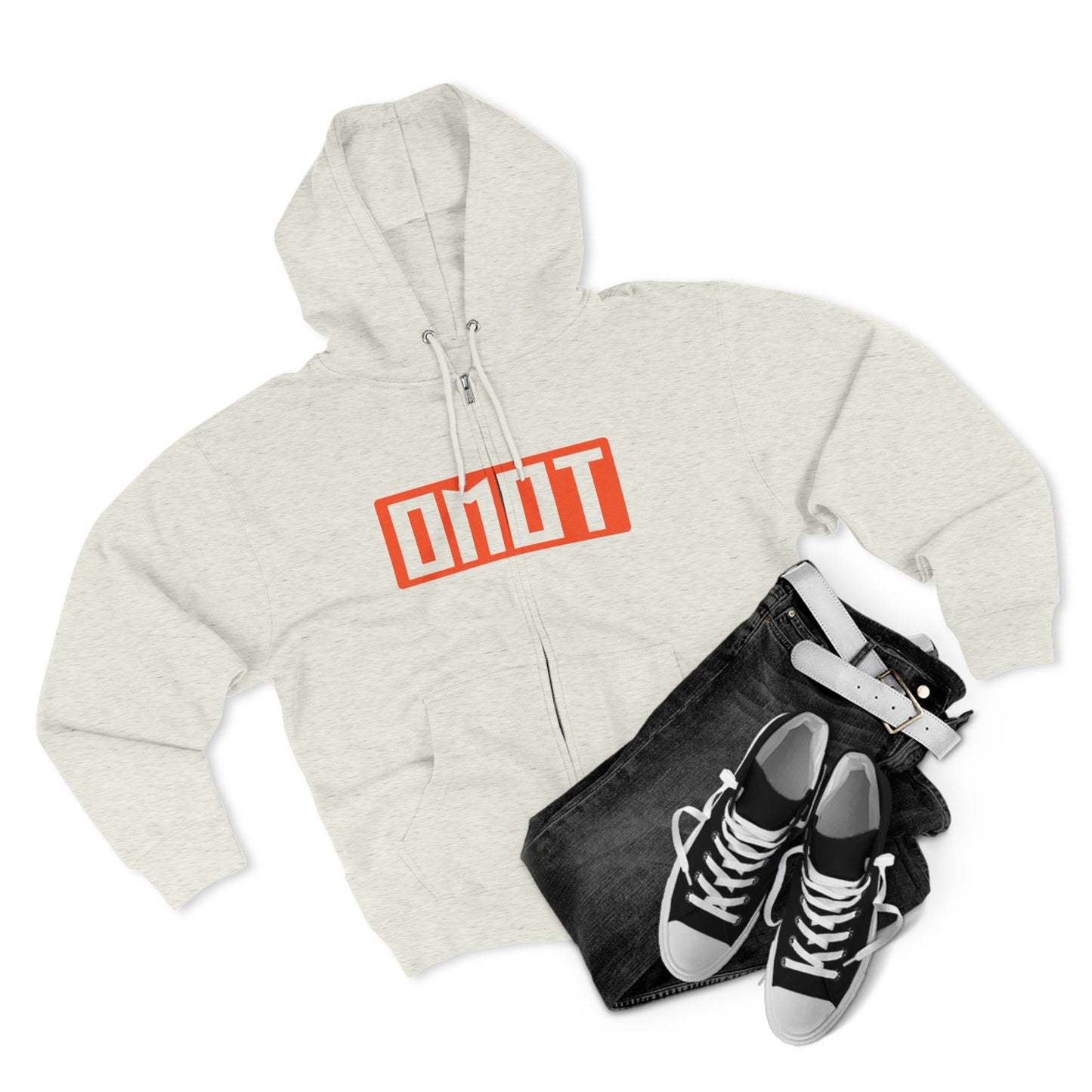 OMOT Street Style Unisex Zip Hoodie