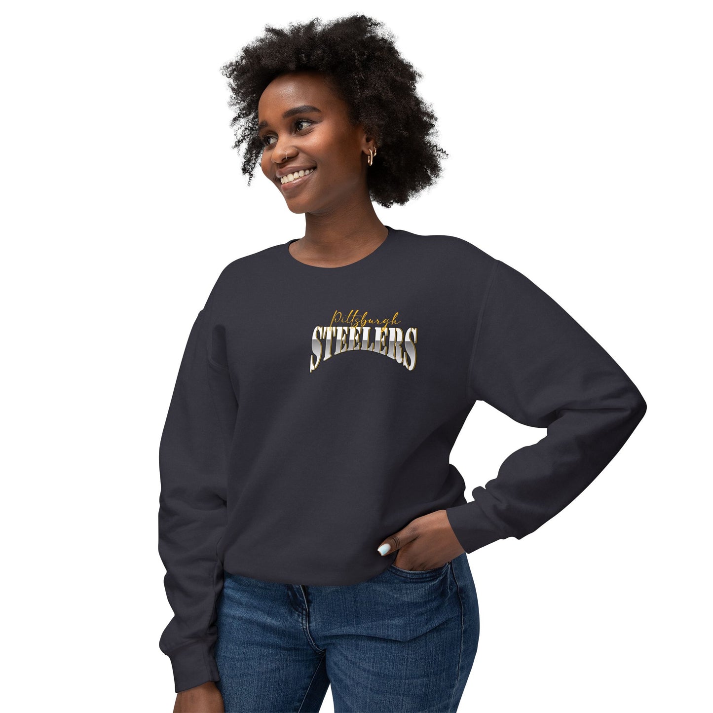 Steelers Unisex Lightweight Crewneck Sweatshirt