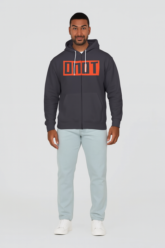 OMOT Street Style Unisex Zip Hoodie
