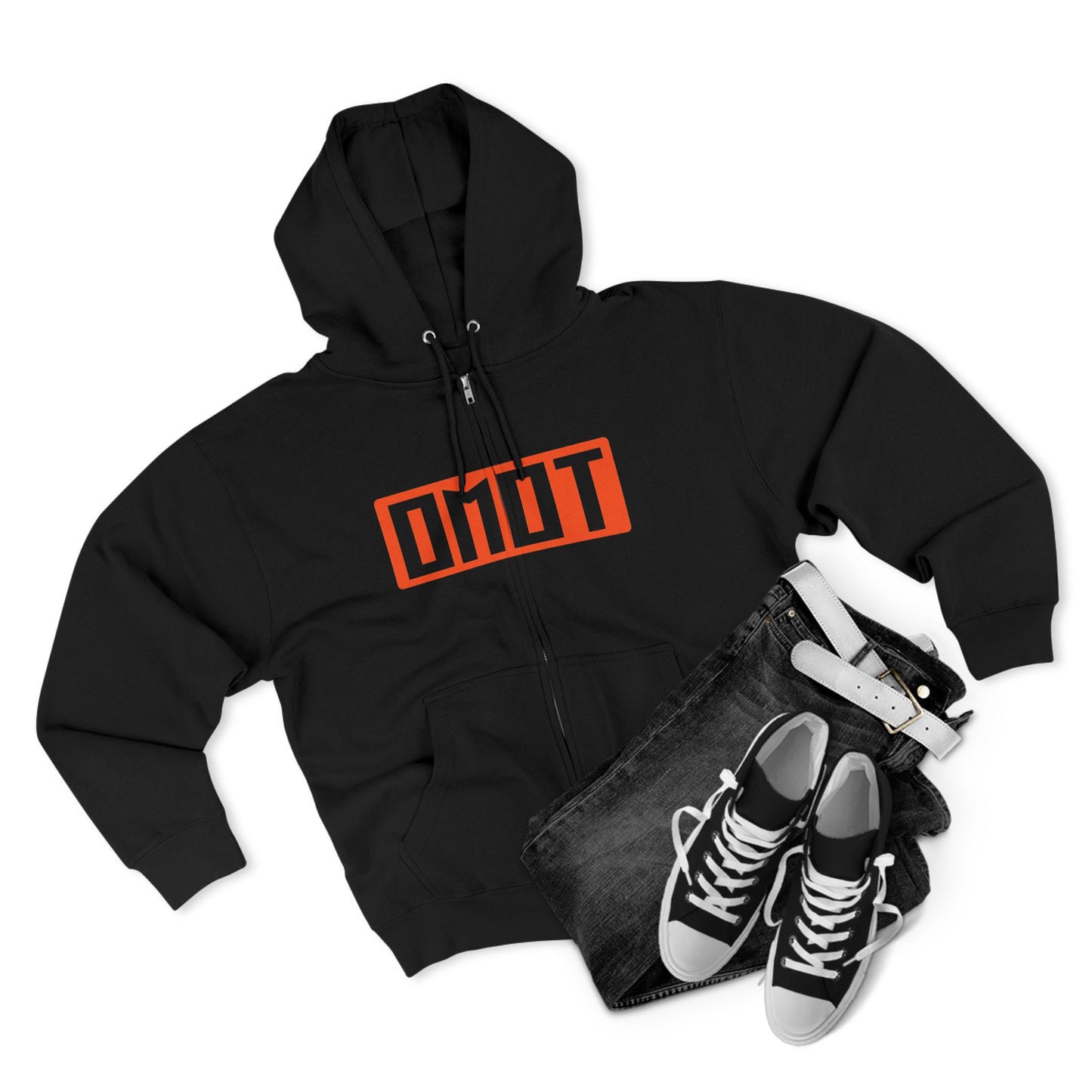 OMOT Street Style Unisex Zip Hoodie